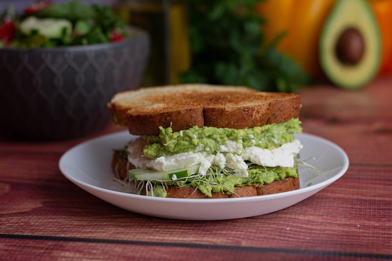 Chickpea and Avocado Wrap